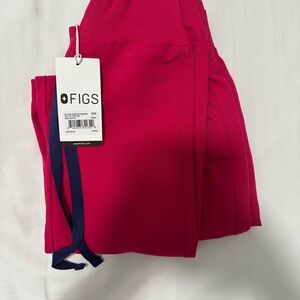 Figs Hot Pink Scrub Pants